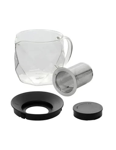 Tetera De Cristal Resto Filtro Inox Resistente Al Calor 1000 Ml