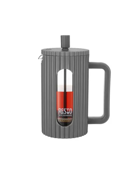 Cafetera Resto Tipo Prensa Francesa 600ml Filtro Inox Tapa Plastica