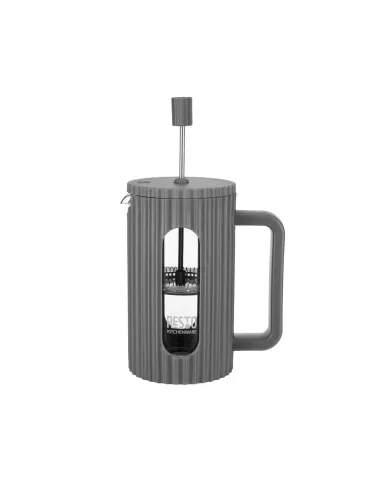 Cafetera Resto Tipo Prensa Francesa 1000ml Filtro Inox Tapa Plastica