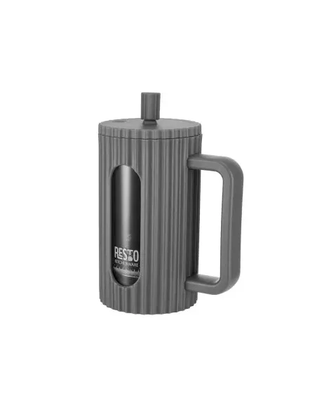 Cafetera Resto Tipo Prensa Francesa 1000ml Filtro Inox Tapa Plastica