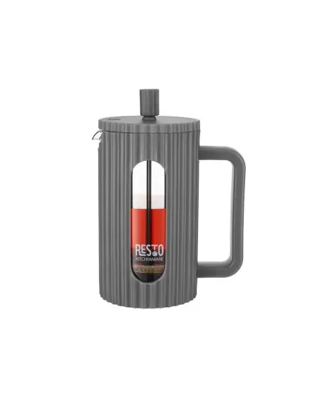 Cafetera Resto Tipo Prensa Francesa 1000ml Filtro Inox Tapa Plastica