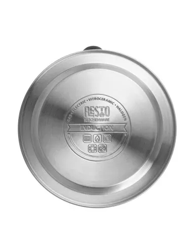 Tetera Clasica Resto Con Silbador 3.0 Lts Acero Inoxidable Induccion Gris