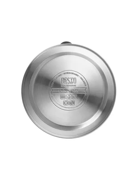 Tetera Clasica Resto Con Silbador 3.0 Lts Acero Inoxidable Induccion Gris