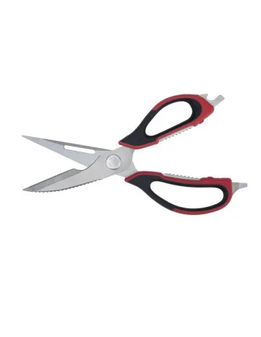 Tijeras Resto 9 En 1 Desmontables Negro-Rojo