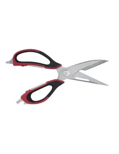 Tijeras Resto 9 En 1 Desmontables Negro-Rojo