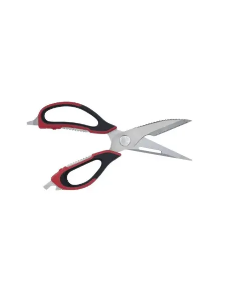 Tijeras Resto 9 En 1 Desmontables Negro-Rojo