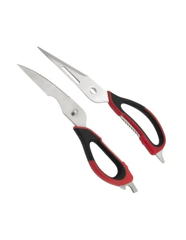 Tijeras Resto 9 En 1 Desmontables Negro-Rojo
