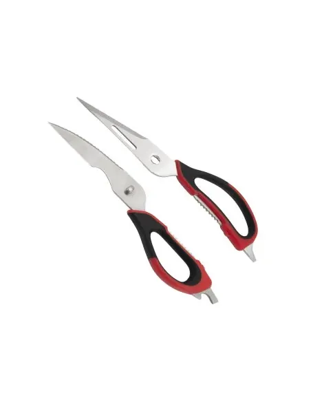 Tijeras Resto 9 En 1 Desmontables Negro-Rojo