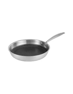 Sarten Resto Antiadh. 28cm Ancho 5.5cm Alto Acero Inox Induccion Mango Ergonomico