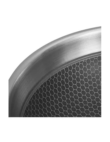 Wok Resto Antiadh. 28 Cm Ancho 7.5 Cm Ancho Inox Induccion Mango Ergonomico
