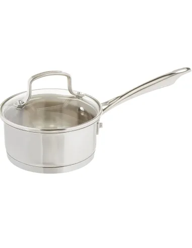 Cacerola Cuisinart Professional Series Con Tapa - 1 Cuarto, Acero Inoxidable