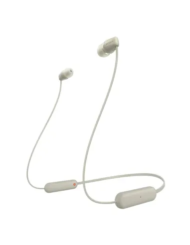 Audífonos Sony Inalámbrico 9 mm 20-20 kHz Microf. Integr. 25H Dur. Crema