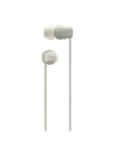 Audífonos Sony Inalámbrico 9 mm 20-20 kHz Microf. Integr. 25H Dur. Crema
