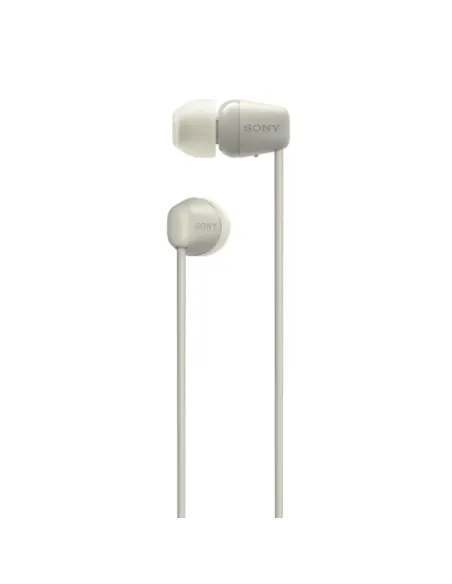 Audífonos Sony Inalámbrico 9 mm 20-20 kHz Microf. Integr. 25H Dur. Crema