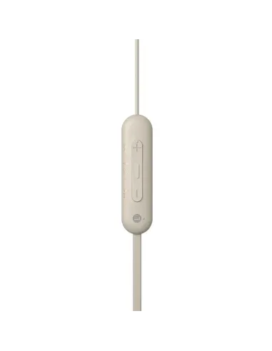 Audífonos Sony Inalámbrico 9 mm 20-20 kHz Microf. Integr. 25H Dur. Crema
