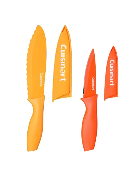 Set De Cuchillos Cuisinart De Acero Inoxidable Con Protector De Hoja - 6 Piezas