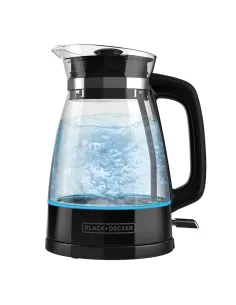 Tetera Eléctrica Black Decker-1.7 L-Luz LED-Apagado Automático-Base Giratoria Negro