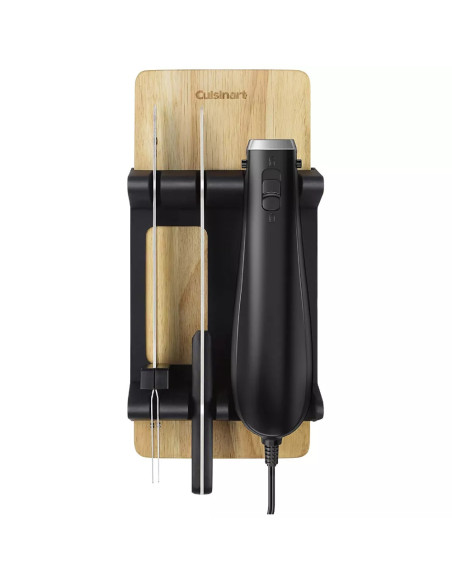 CUCHILLO ELECTRICO CUISINART 5PCS ACERO INOX  MANGO ERGONOMICO NEGRO