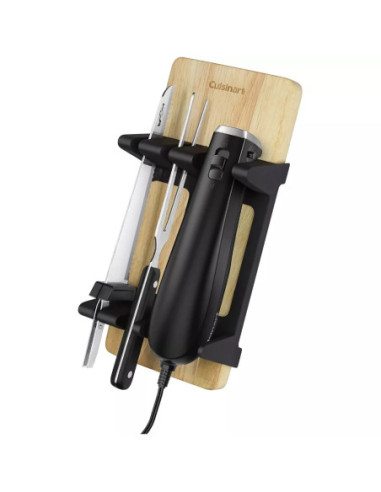 CUCHILLO ELECTRICO CUISINART 5PCS ACERO INOX  MANGO ERGONOMICO NEGRO