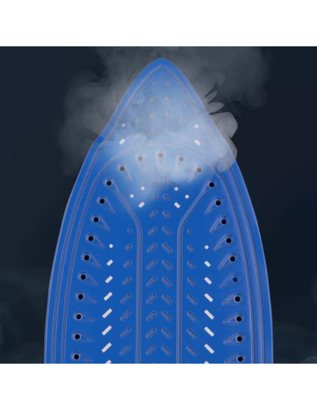 PLANCHA DE ROPA BLACK DECKER LIGHT EASY 1200W SUELA ANTIADHERENTE TRUEGLIDE SMARTSTEAM BLANCO AZUL