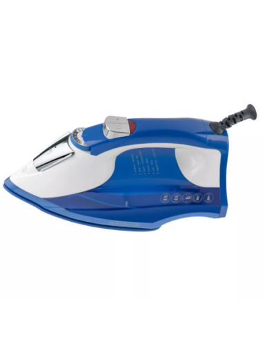 PLANCHA DE ROPA BLACK DECKER LIGHT EASY 1200W SUELA ANTIADHERENTE TRUEGLIDE SMARTSTEAM BLANCO AZUL