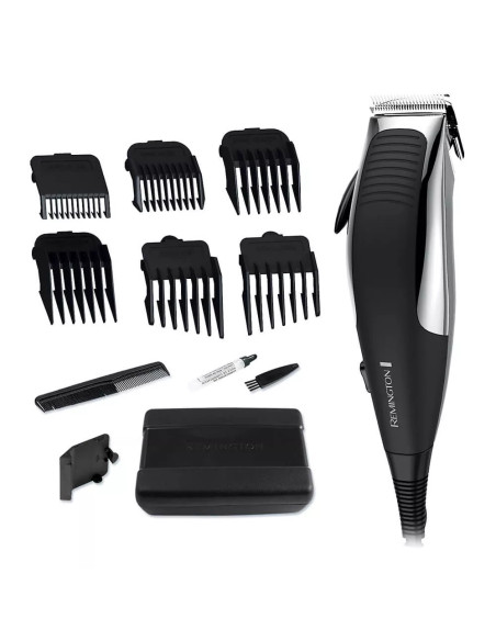 Cortadora de Cabello Remington 12 Pcs 110V Negra