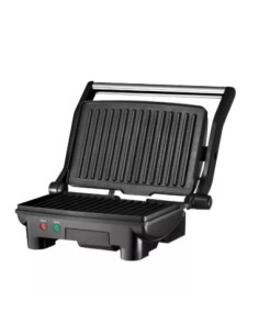 SANDWICHERA CHEFMAN PANINI 3 EN 1 2 REBANADAS ANTIADHERENTE 1000W ACERO INOX 2